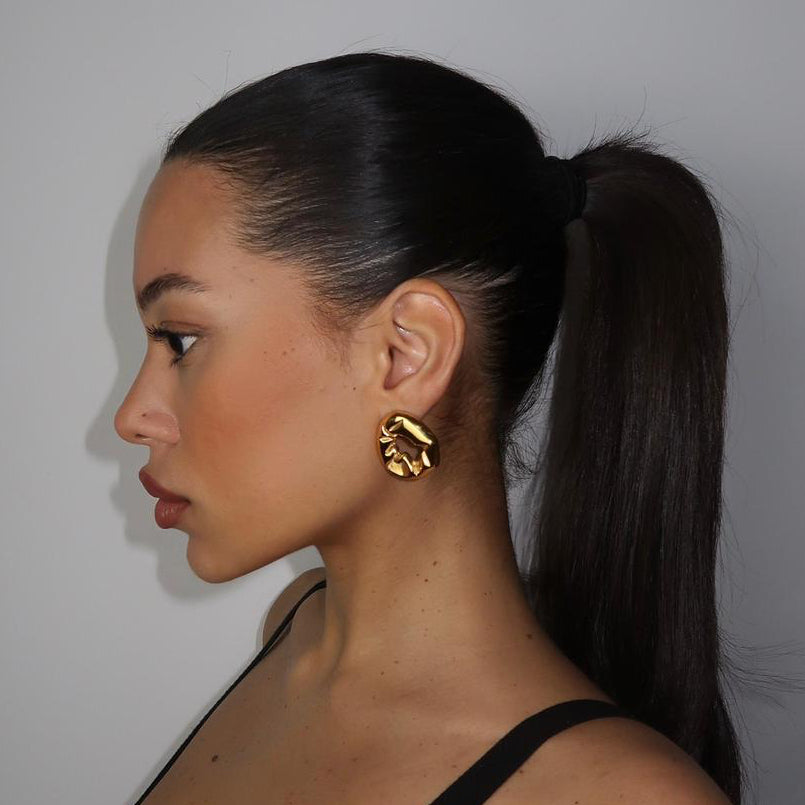Sculpted Hoops