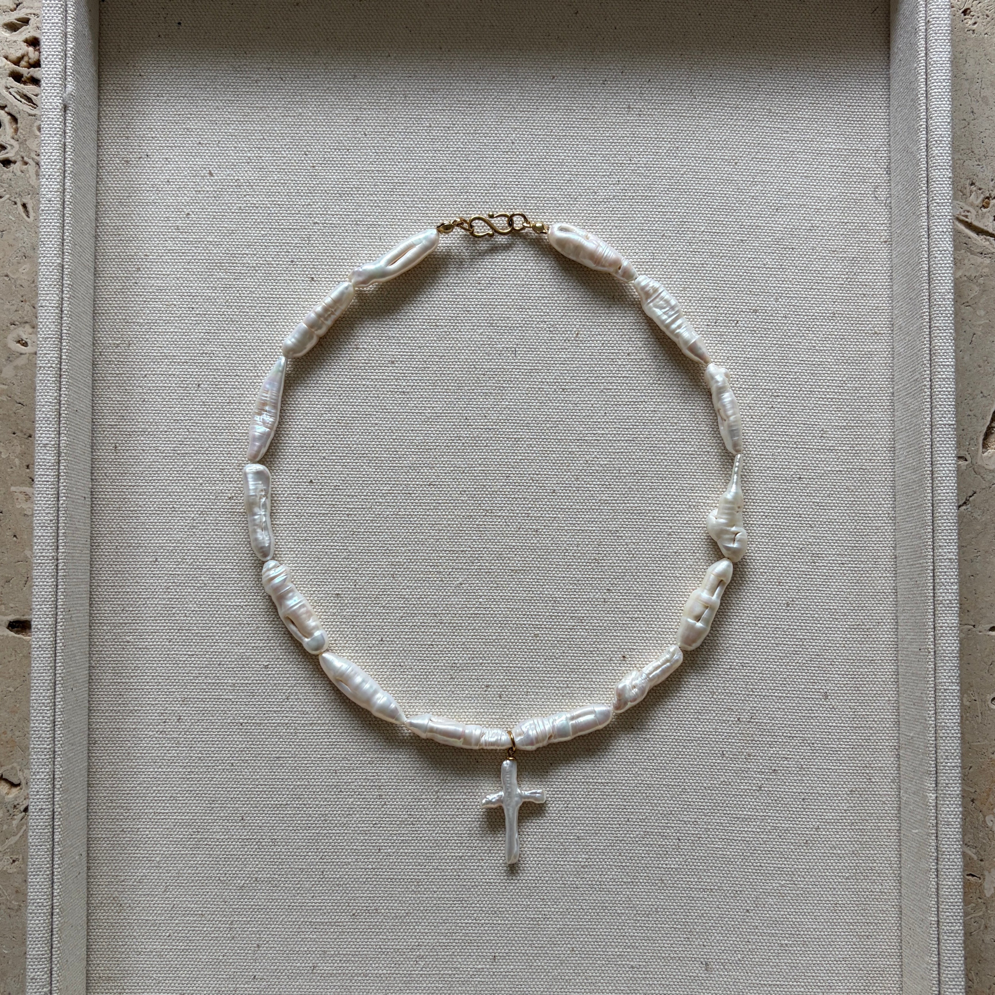 Cross Pearl Necklace (coming soon)